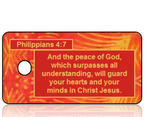 Philippians 4:7 Bible Scripture Key Tags