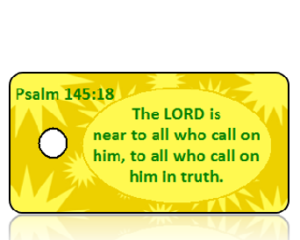 Psalm 145:18 Bible Scripture Key Tags
