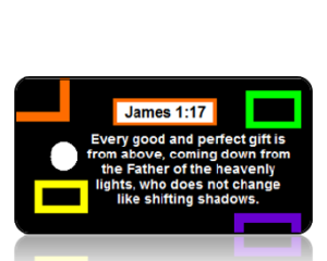 James 1:17 Bible Scripture Key Tags