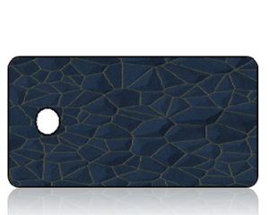 Create Design Key Tags Navy Blue Stone