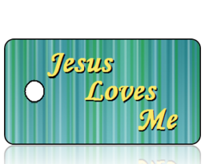 Jesus Loves Me Key Tags