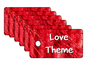 Vacation Bible School Love Theme Scripture Tags