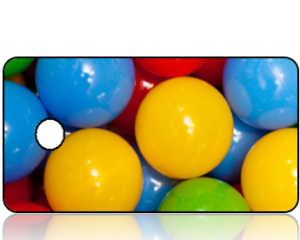 Create Design Key Tag Primary Color Balls