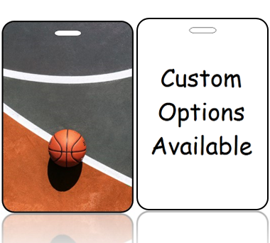 BagTag39-CO - Basketball Court - Custom Options