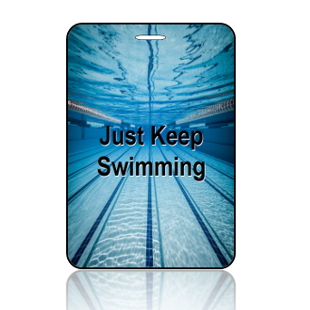 BagTag18 -Just Keep Swimming - Main Image