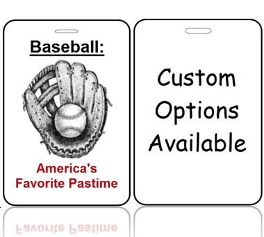 BagTag21-CO - America's Favorite Pastime - Custom Options Available