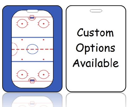 BagTag28-CO - Hockey Ice Rink - Custom Options