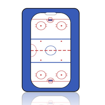 BagTag28 - Hockey Ice Rink - Main Image