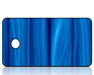 Create Design Holiday Key Tag Modern Blue Wood Panel