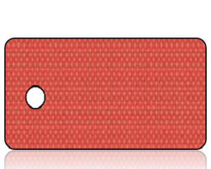 Create Design Holiday Key Tag Red Linen