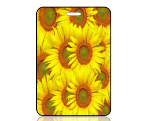 Create Design Sunflowers Bag Tag