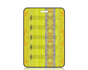 Create Design Clefs on Yellow Green Background