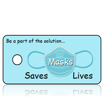 Aware20 - Mask Saves Lives - Blue Mask