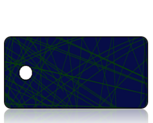Create Design Blue Background Green Webbing Key Tag