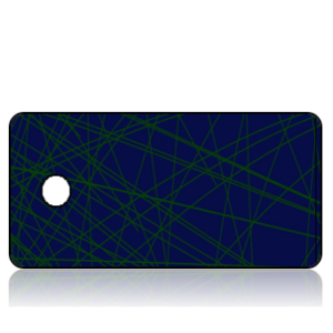 Create Design Blue Background Green Webbing Key Tag (Pack of 3) – Share ...