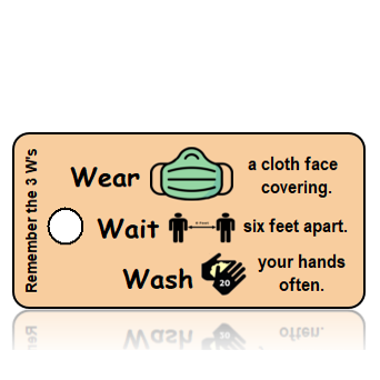 Aware23 - 3 W's - Wear Wait Wash - Green Mask Vertical