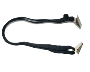 Adjustable Face Mask Retainer Lanyard with 2 Bulldog Clips